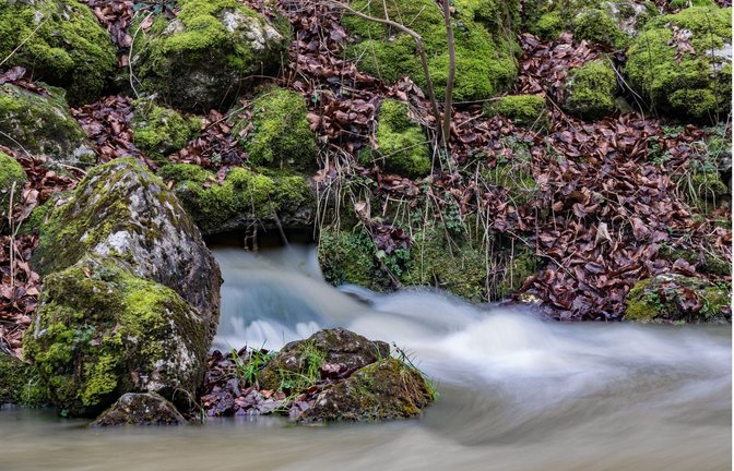 Tendenziell nimmt das Grund- und Quellwasser in Baden-Württemberg ab – im Bild ist die Echazquelle bei Lichtenstein zu sehen.<span class='image-autor'>Foto: Faltin</span>