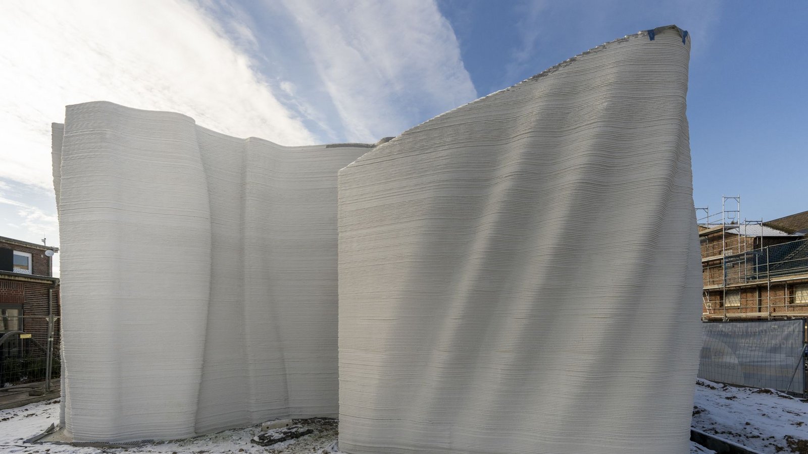 Der Heidelberger 3D-Bau wird künftig als Rechenzentrum genutzt und hat der Bauaufgabe entsprechend nur wenige Aussparungen.Foto: christian buck/Kraus Gruppe Der Heidelberger 3D-Bau wird künftig als Rechenzentrum genutzt und hat der Bauaufgabe entsprechend nur wenige Aussparungen.Foto: christian buck/Kraus Gruppe