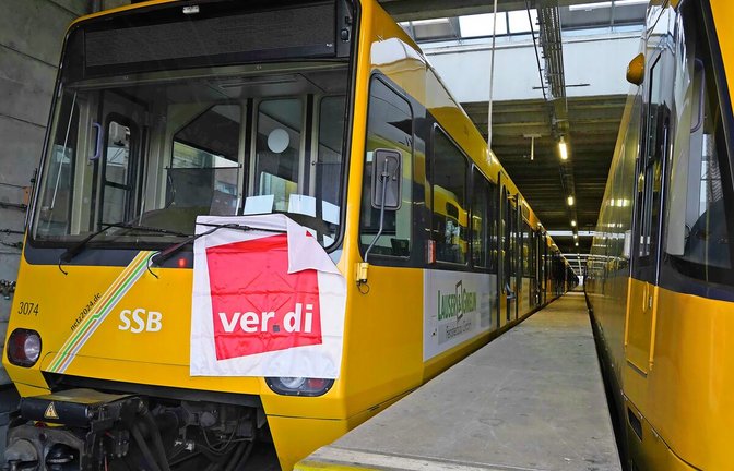 Die Stadtbahnen bleiben am Montag im Depot.<span class='image-autor'>Foto: &nbsp;</span>