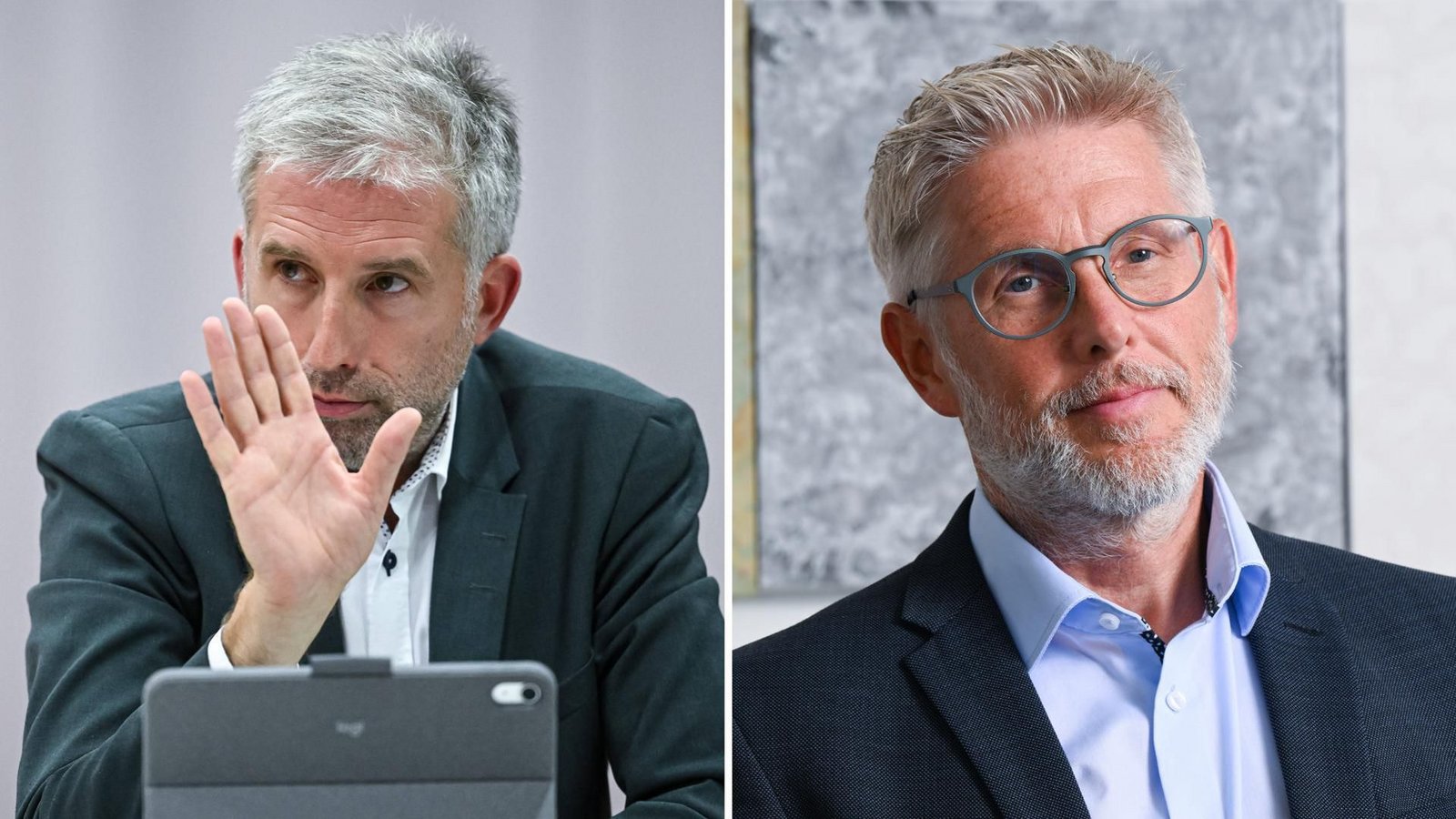 Beim Datenschutz gehen ihre Positionen weit auseinander: Tübingens OB Boris Palmer (li.) und Baden-Württembergs Landesdatenschutzbeauftragter Tobias Keber (re.).Foto: imago/Ulmer II, Bernd Weißbrod/dpa Beim Datenschutz gehen ihre Positionen weit auseinander: Tübingens OB Boris Palmer (li.) und Baden-Württembergs Landesdatenschutzbeauftragter Tobias Keber (re.).Foto: imago/Ulmer II, Bernd Weißbrod/dpa