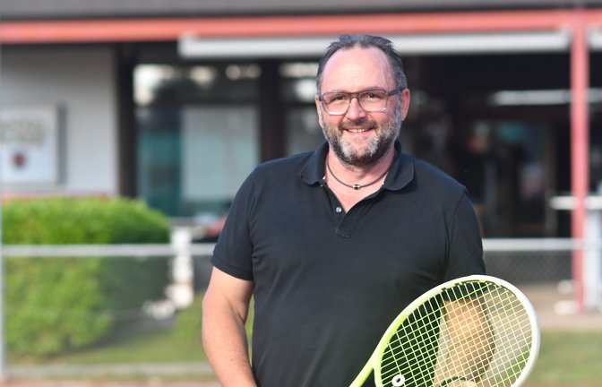 Der neue Vorsitzende Alexander Will ist beim TEV Fellbach jetzt vermehrt auch ohne Schläger gefragt.<span class='image-autor'>Maximilian Hamm</span>