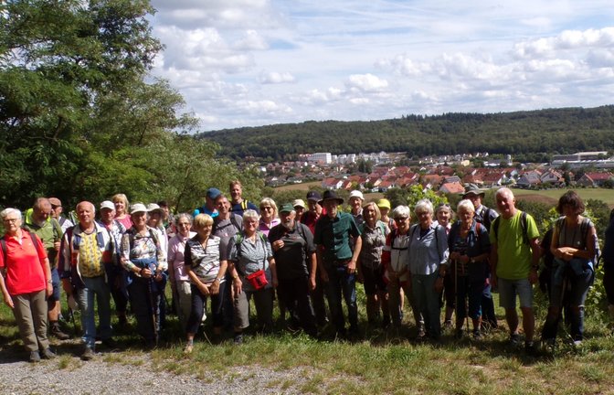 Hat einiges gesehen: die Wandergruppe.  <span class='image-autor'>Foto: p</span>