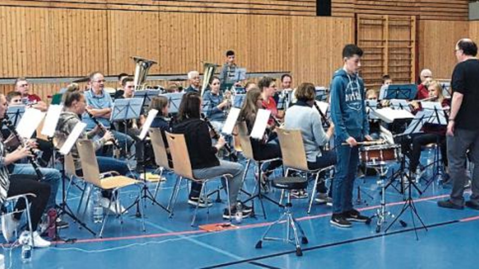 Jugend- und großes Blasorchester werden gemeinsam mehrere Stücke spielen.  Foto: p