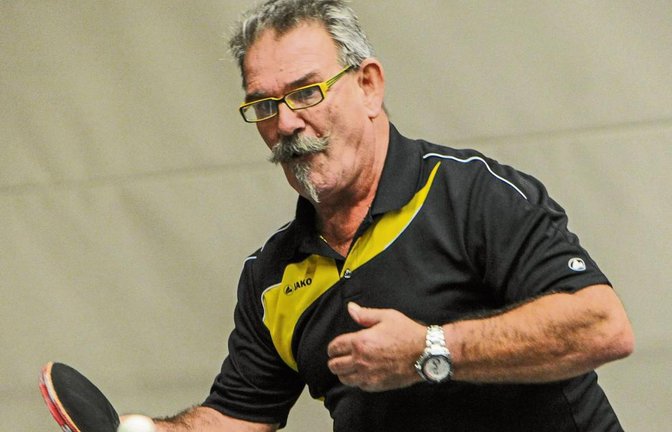 Guido Glaser gewann zwar seine beiden Einzel. Doch letztlich musste er sich mit dem TSV Oberriexingen den TTR Diefenbach in der Kreisliga Gruppe 4 mit 5:9 geschlagen geben. Foto: Leitner