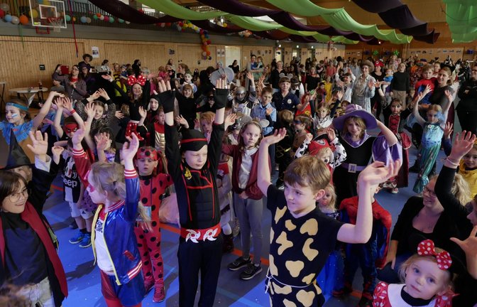 Bei den Mitmachliedern kamen die Kinder ins Schwitzen.  <span class='image-autor'>Foto: Geske</span>