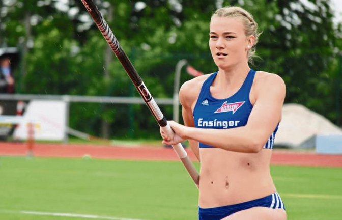 Wieder im Wettkampfmodus: Stabhochspringerin Tamara Schaßberger Foto: Drechsel