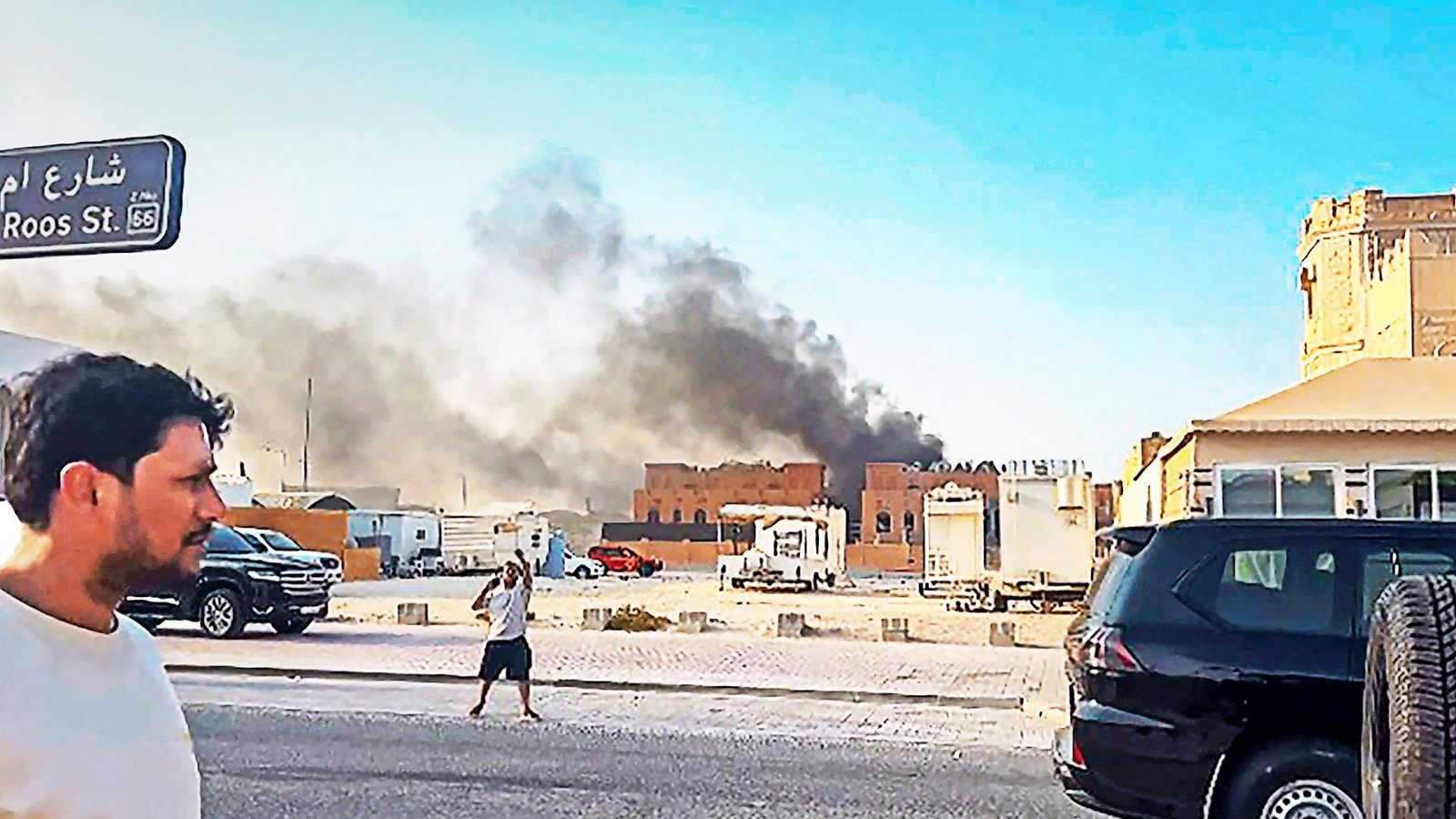 Am Dienstagnachmittag schlugen mehrere Raketen in ein Haus in der katarischen Hauptstadt Doha ein.Foto: AFP Am Dienstagnachmittag schlugen mehrere Raketen in ein Haus in der katarischen Hauptstadt Doha ein.Foto: AFP