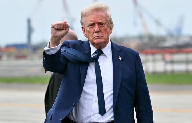 Donald Trump ist seit 100 Tagen im Amt.<span class='image-autor'>Foto: AFP/Mandel Ngan</span>