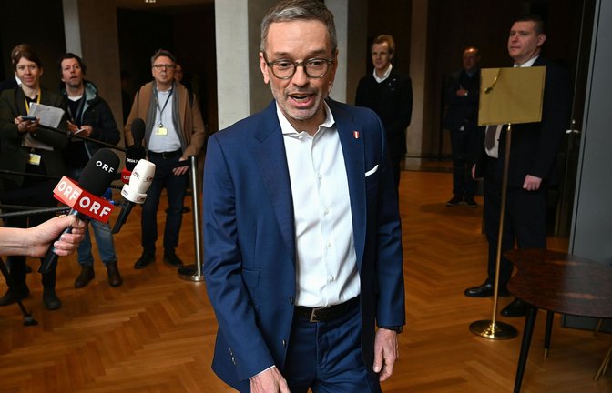 FPÖ-Chef Herbert Kickl mit Regierungsbildung in Österreich gescheitert (Archivfoto).<span class='image-autor'>Foto: dpa/Helmut Fohringer</span>