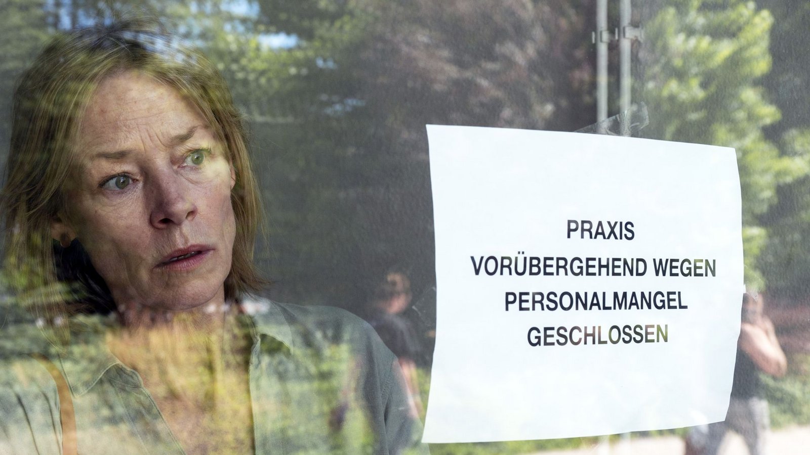 Die Ärztin muss ihre Praxis geschlossen halten.Foto: MDR/Britta Krehl