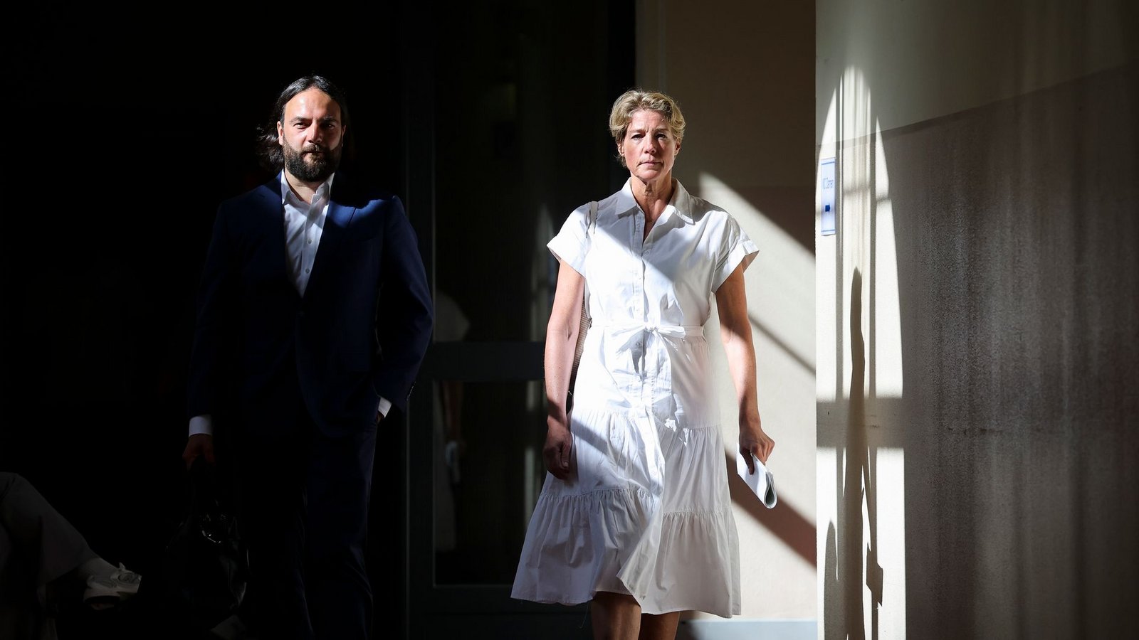 Christina Block und ihr Anwalt Ingo Bott auf dem Weg ins Gericht.Foto: Christian Charisius/dpa Christina Block und ihr Anwalt Ingo Bott auf dem Weg ins Gericht.Foto: Christian Charisius/dpa