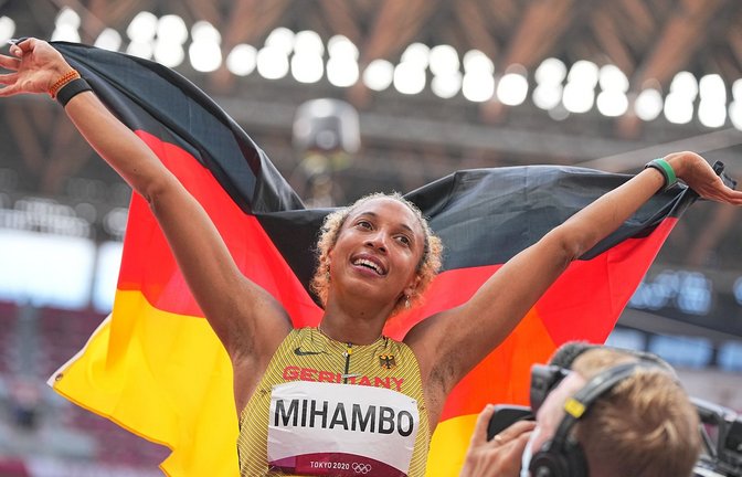 Eine der wenigen deutschen Gold-Hoffnungen bei der Leichtathletik-WM in den USA: Malaika Mihambo.<span class='image-autor'>Foto: Michael Kappeler/dpa</span>