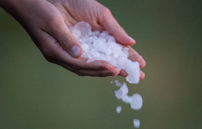 Norditalien ist von schweren Unwettern heimgesucht worden. Der Hagel führte zu massiven Schäden.<span class='image-autor'>Imago/NurPhoto</span>