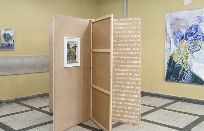 Malerei trifft auf Gedicht: die Ausstellung in Pforzheim. <span class='image-autor'>Foto: Czech</span>