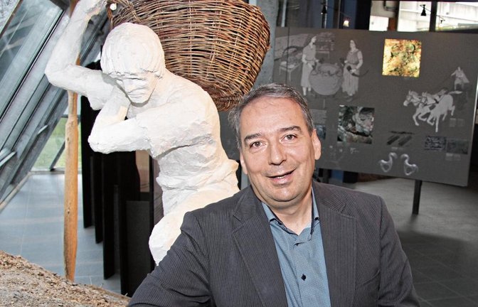 Thomas Knopf hat schon ein paar neue Ideen für das Hochdorfer Keltenmuseum.  Foto: Banholzer