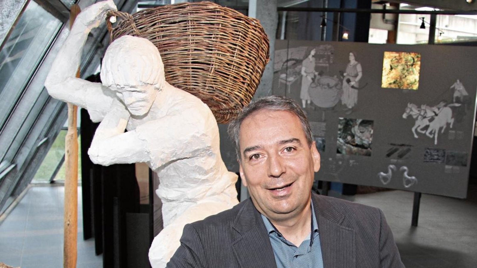 Thomas Knopf hat schon ein paar neue Ideen für das Hochdorfer Keltenmuseum.  Foto: Banholzer