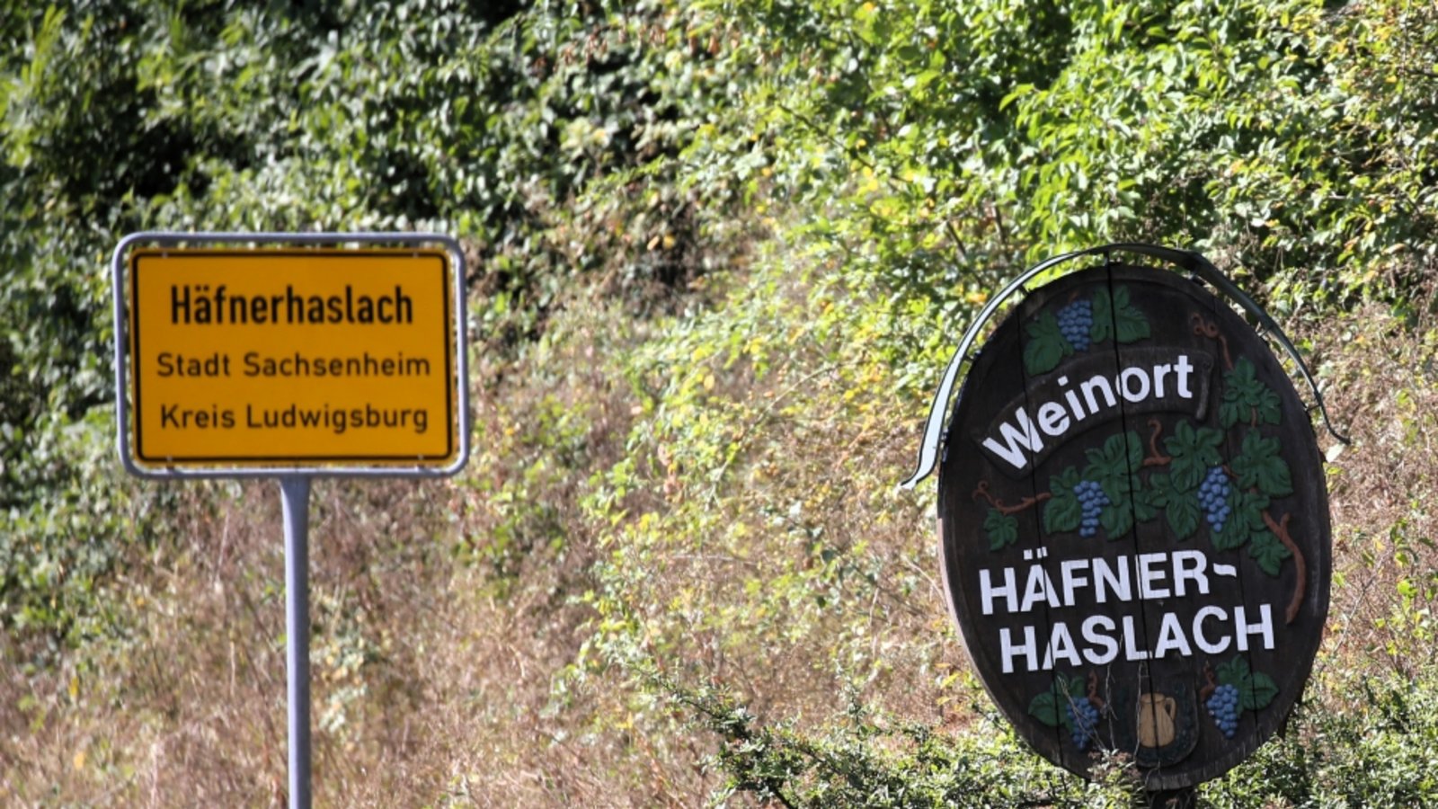 Idyllischer Ortseingang von Häfnerhaslach. Idyllischer Ortseingang von Häfnerhaslach.