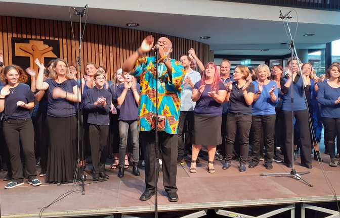 Gospelkonzert im Lichtenstern-Gymnasium in Sachsenheim. <span class='image-autor'>Foto: Glemser</span>