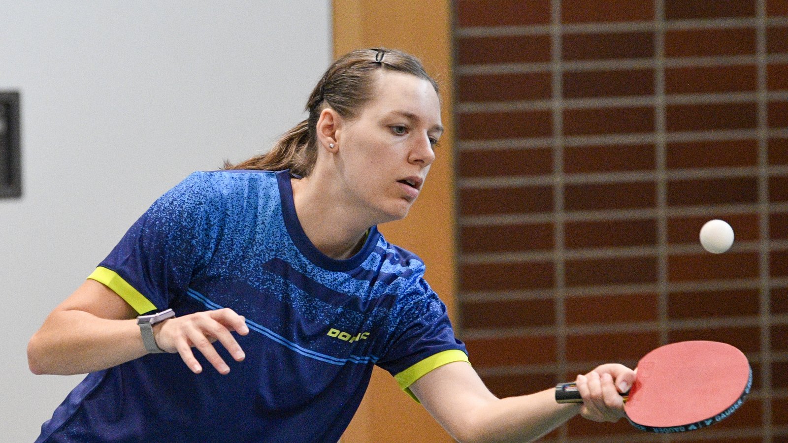 Daniela Schlag setzt sich mit dem TSV Aurich im Heimspiel gegen den TSV Heimsheim mit 9:6 durch. Foto: Archiv/Leitner