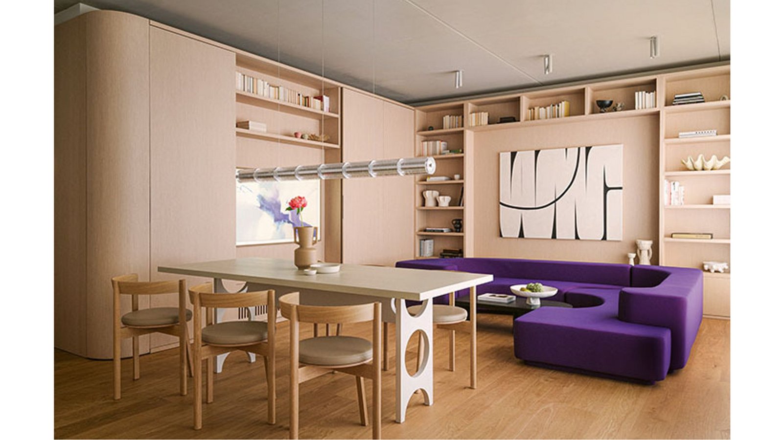 Als Newcomer ausgezeichnet wurden Takk Studio x Iwetta Ullenboom, Berlin, für das Projekt „Neubauwohnung“.Foto: Callwey Verlag/Nate Cook Photography