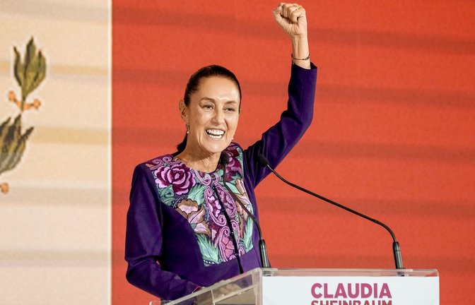 Claudia Sheinbaum dürfte als Präsidentin neue Akzente setzen.<span class='image-autor'>Foto: Eduardo Verdugo/AP/Eduardo Verdugo</span>