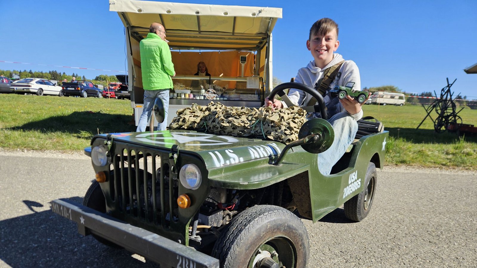 Ein Fahrzeug der US Army ...Foto: Fotoagentur Stuttgart/Andreas Rosar