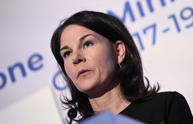 Bundesaußenministerin Annalena Baerbock hat sich auf X an die Angehörigen der tot geborgenen Hamas-Geiseln gewandt. (Archivbild)<span class='image-autor'>Foto: dpa/Britta Pedersen</span>