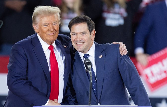 Donald Trump hatte Marco Rubio als künftigen US-Außenminister ernannt. (Archivbild)<span class='image-autor'>Foto: AFP/RYAN M. KELLY</span>