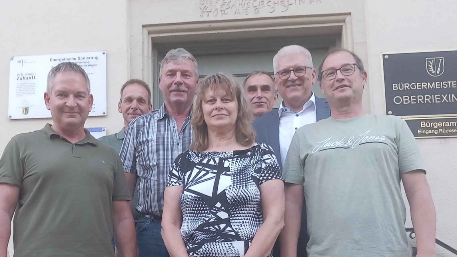 Sie blicken auf eine herausfordernde Zeit im Gemeinderat der Römerstadt zurück (von links): Michael Hüeber, Martin Schray, Armin Schmid, Doris Öhler, die stellvertretenden Bürgermeister Erich Bannert und Gerd Maisch sowie Thomas Haverkamp. Foto: Glemser Sie blicken auf eine herausfordernde Zeit im Gemeinderat der Römerstadt zurück (von links): Michael Hüeber, Martin Schray, Armin Schmid, Doris Öhler, die stellvertretenden Bürgermeister Erich Bannert und Gerd Maisch sowie Thomas Haverkamp. Foto: Glemser
