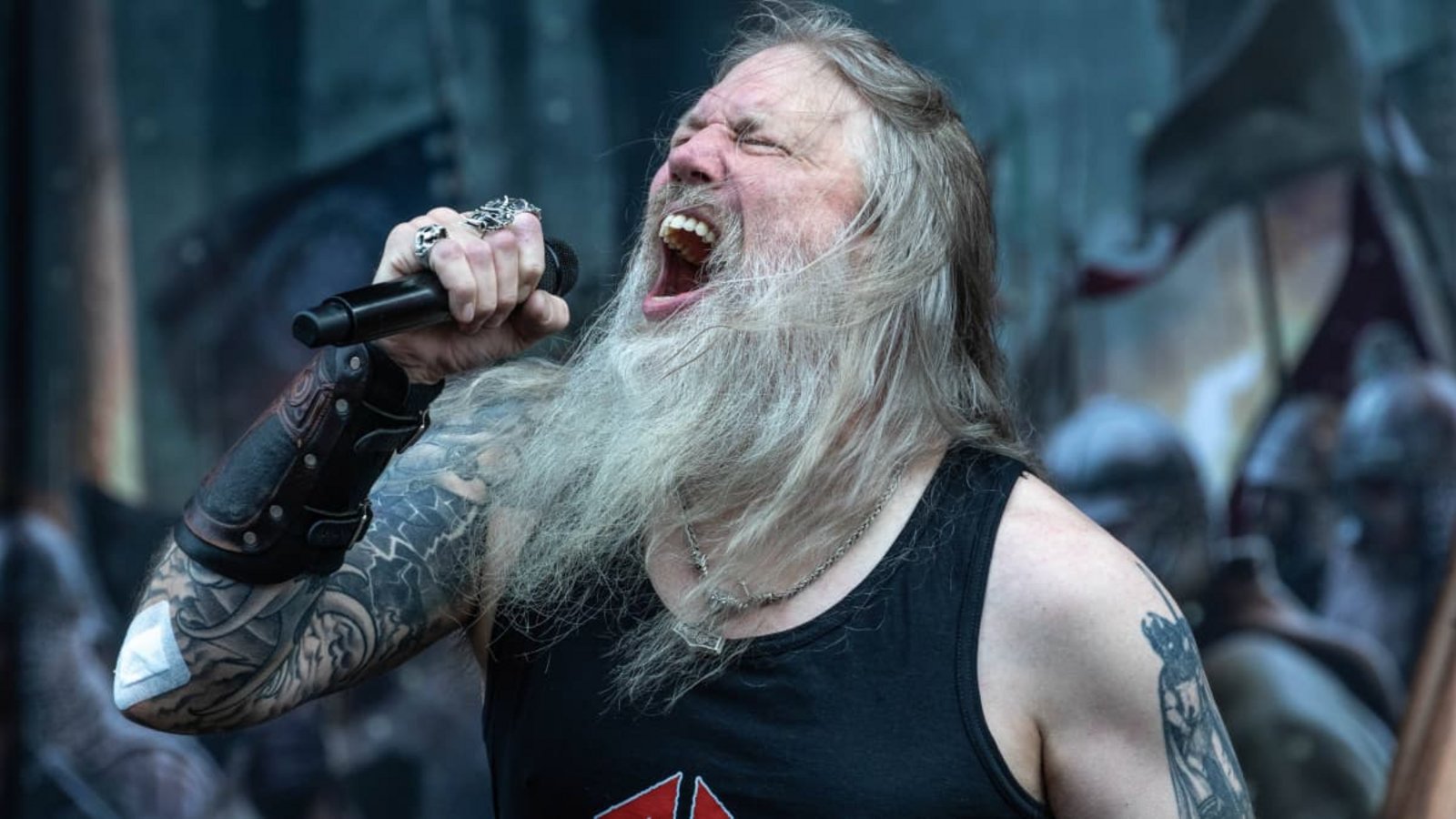 Johan Hegg, Frontmann von Amon Amarth, hier bei einem Auftritt in LondonIMAGO/Avalon.red Johan Hegg, Frontmann von Amon Amarth, hier bei einem Auftritt in LondonIMAGO/Avalon.red