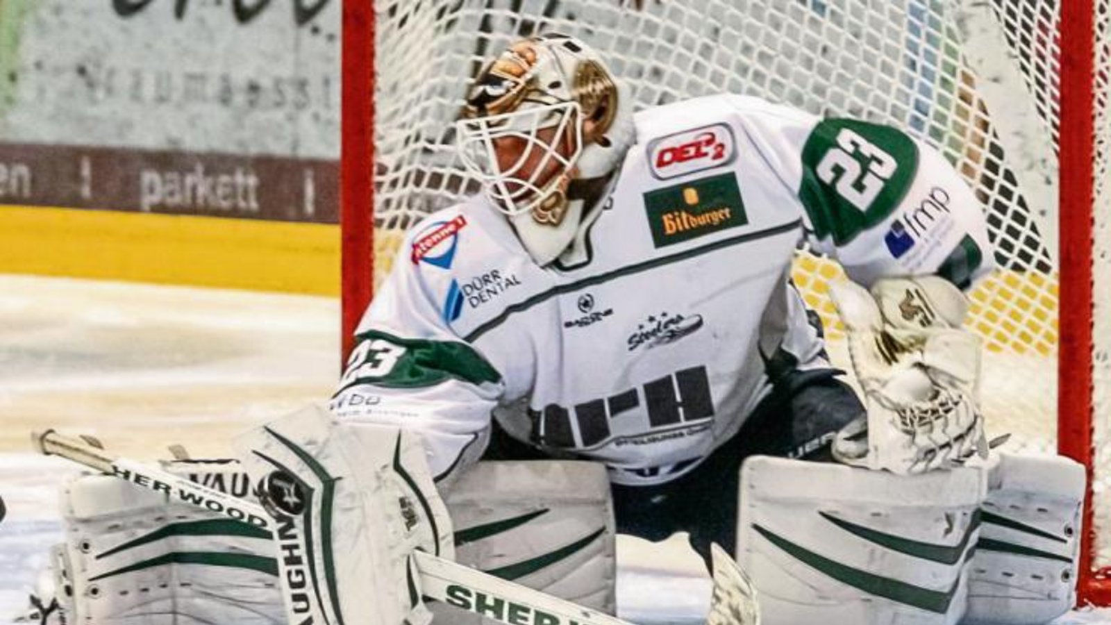 Sinisa Martinovic ist erneut geschlagen. Der Goalie verlor mit den Bietigheim Steelers die vergangenen vier Spiele in Folge. Foto: Simecek