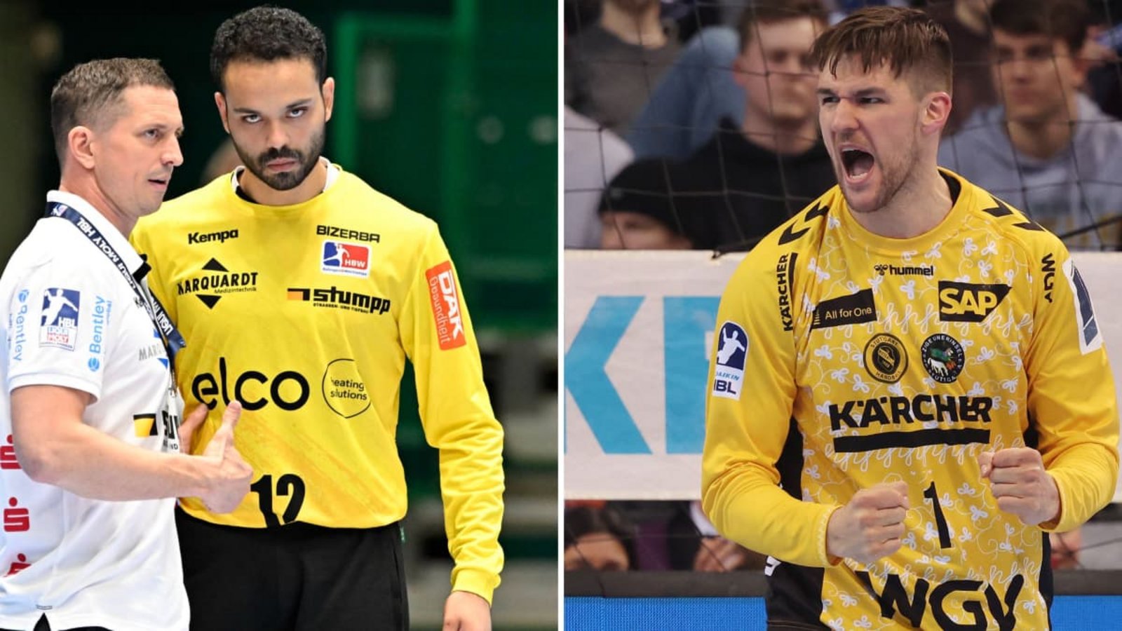 Jens Bürkle, Mitglied der Sportlichen Leitung und Jugendkoordinator beim TVB Stuttgart, arbeitete schon in Balingen mit Mohamed El-Tayar zusammen, auch Mateusz Kornecki (re.) stand beim HBW im Tor – am Freitag kehrt das Trio zu seinem Ex-Club zurück.Imago und Baumann Jens Bürkle, Mitglied der Sportlichen Leitung und Jugendkoordinator beim TVB Stuttgart, arbeitete schon in Balingen mit Mohamed El-Tayar zusammen, auch Mateusz Kornecki (re.) stand beim HBW im Tor – am Freitag kehrt das Trio zu seinem Ex-Club zurück.Imago und Baumann