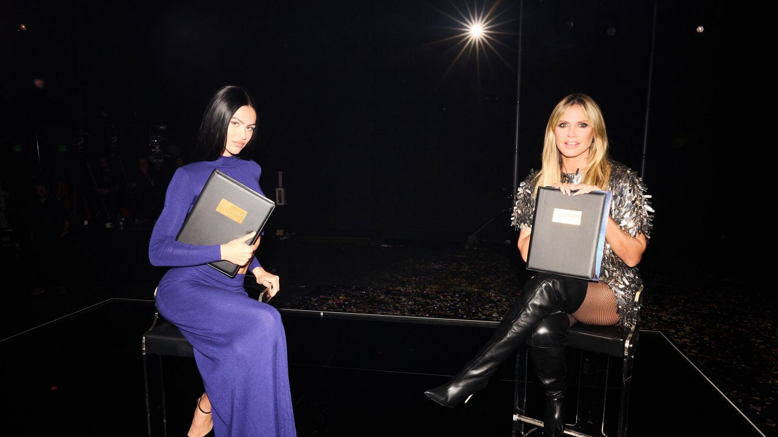 Heidi Klum bekommt in Folge 18 Unterstützung von Amelia Gray.Foto: ProSieben/Max Montgomery