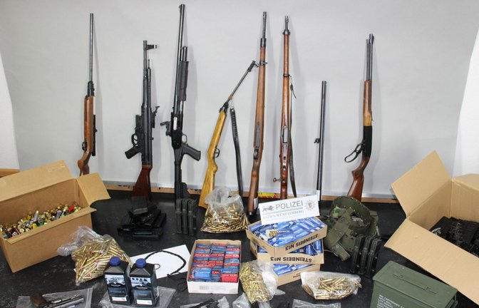 Der 62-Jährige Tatverdächtige hatte eine umfangreiche Waffensammlung.<span class='image-autor'>Foto: Polizeipräsidium Konstanz</span>