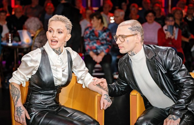 Edith und Eric Stehfest in der Talkshow „Riverboat“.<span class='image-autor'>Foto: IMAGO/STAR-MEDIA/IMAGO/STAR-MEDIA</span>