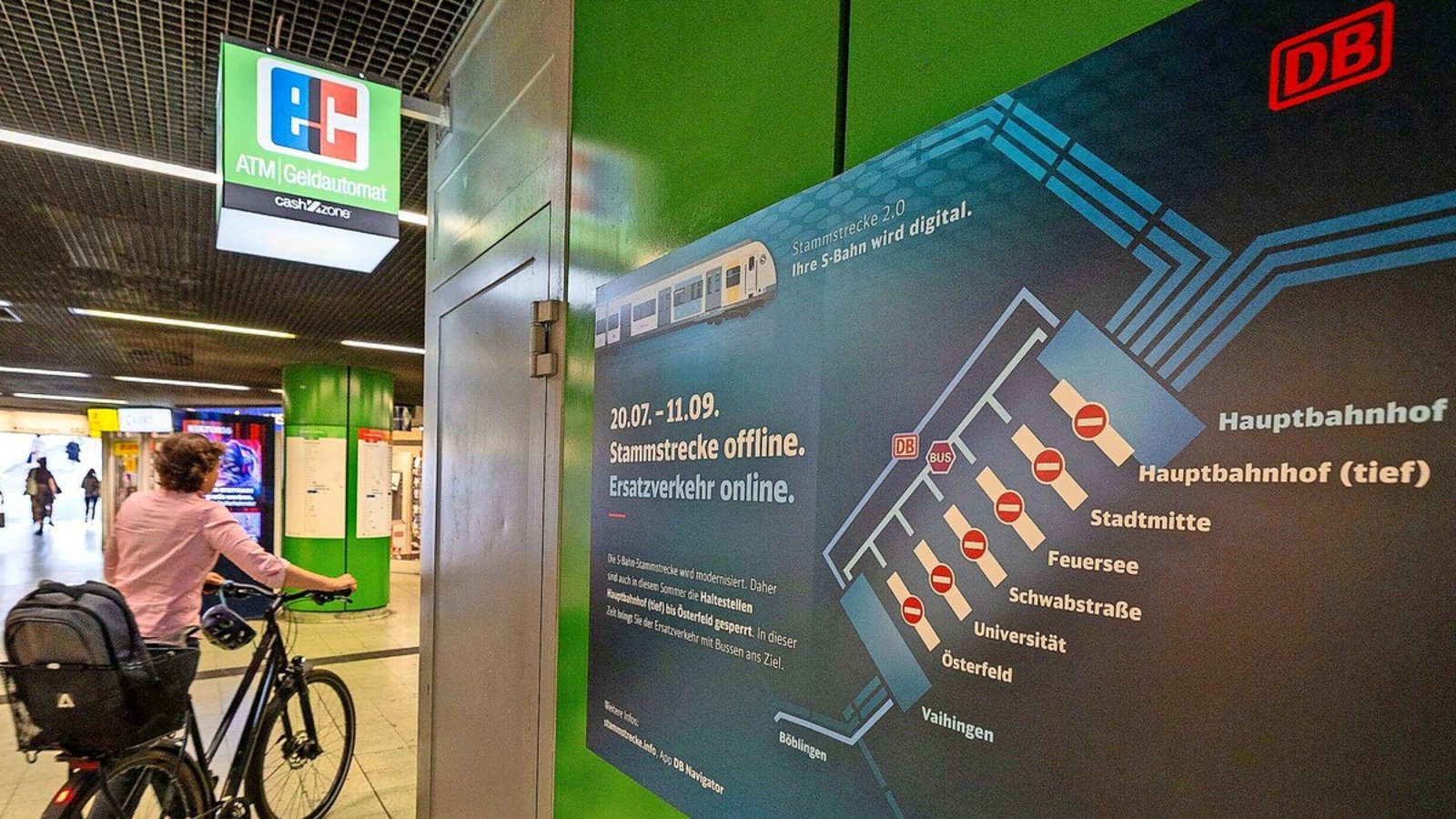 Die S-Bahn Stammstrecke wird von Montag an für acht Wochen gesperrt.Foto: Lichtgut/Leif Piechowski Die S-Bahn Stammstrecke wird von Montag an für acht Wochen gesperrt.Foto: Lichtgut/Leif Piechowski