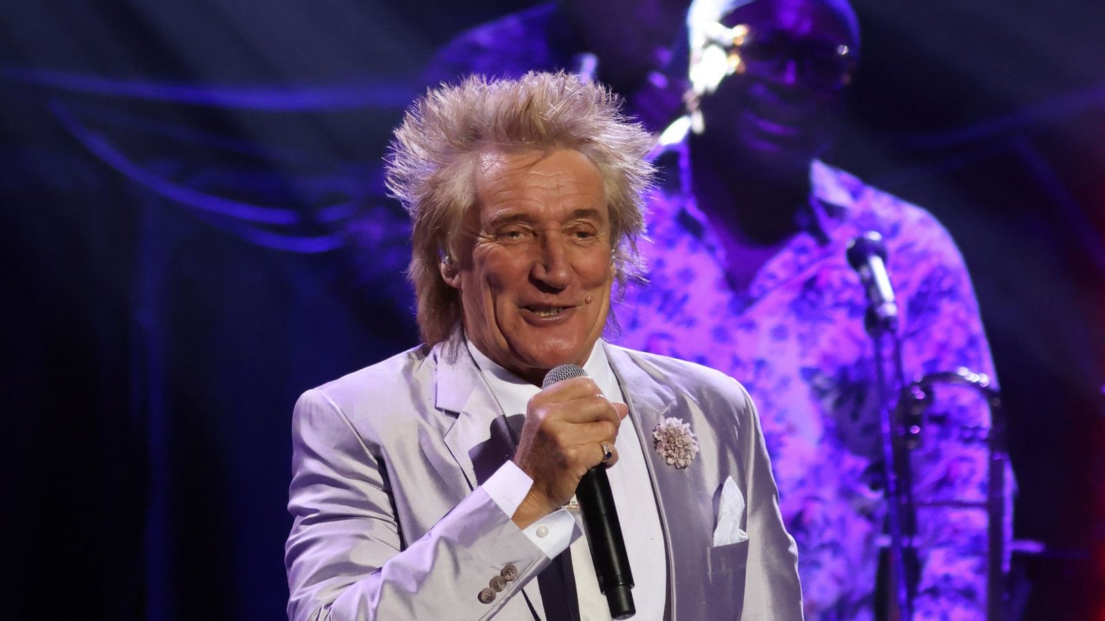 Der britische Sänger Rod Stewart hat überraschend in einer Sendung von Sky News angerufen.Foto: Suzan Moore/PA Wire/dpa/Archiv