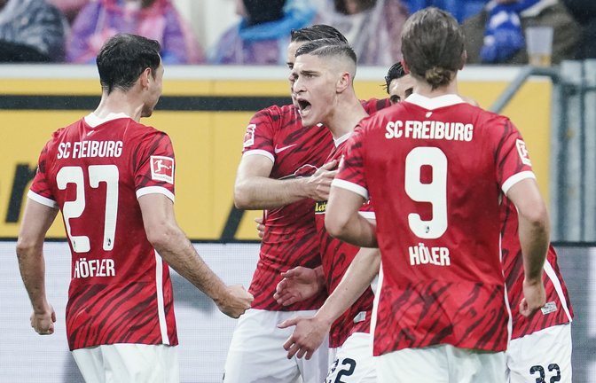 Der SC Freiburg steht im Finale des DFB-Pokal.<span class='image-autor'>Foto: dpa/Uwe Anspach</span>