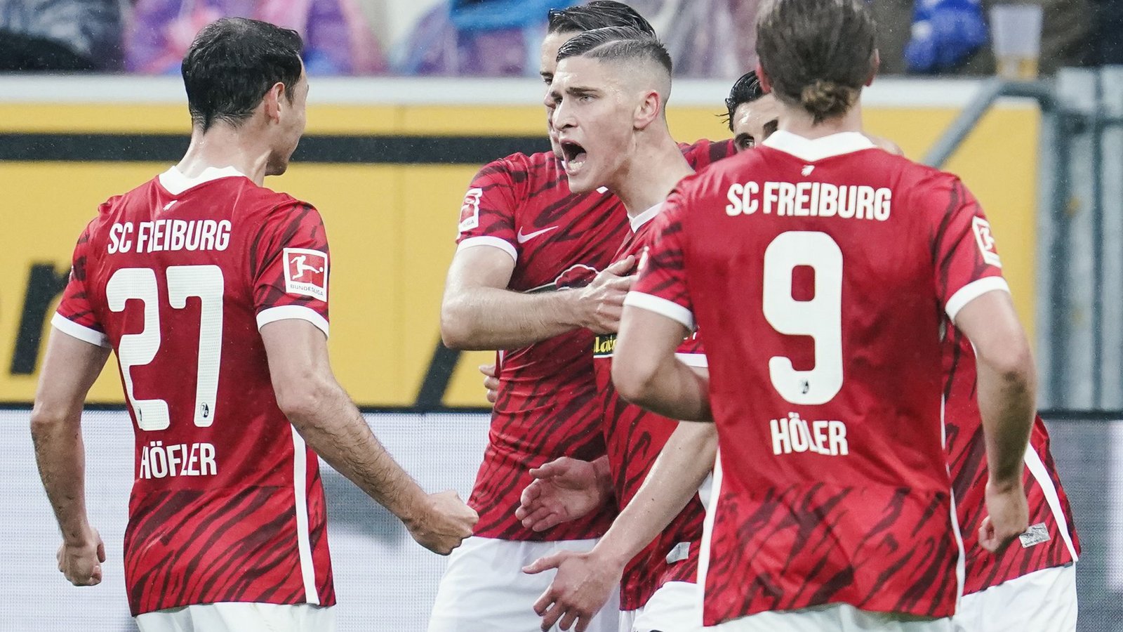 Der SC Freiburg steht im Finale des DFB-Pokal.Foto: dpa/Uwe Anspach