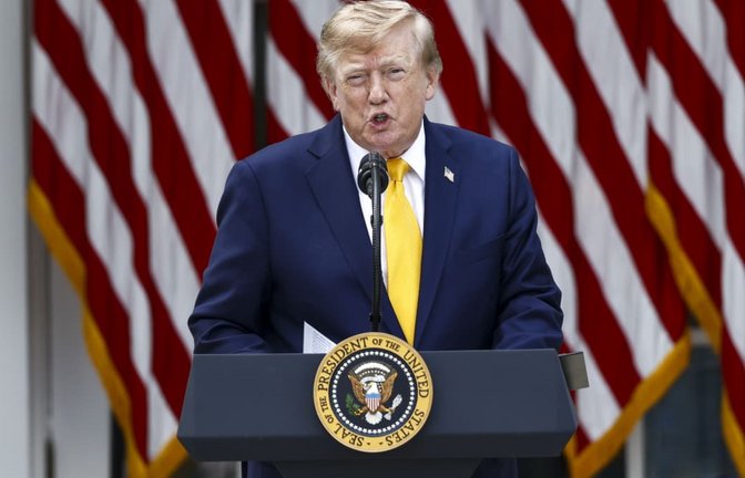 Donald Trump will der Welt den Kontakt zum Iran verbieten.<span class='image-autor'>SIPA USA/Sipa USA/actionpress</span>