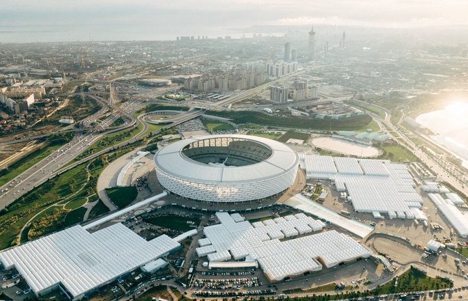 Die 29. Weltklimakonferenz der UN findet im und um das Stadion von Baku in Aserbaidschan statt.<span class='image-autor'>Foto: COP29</span>