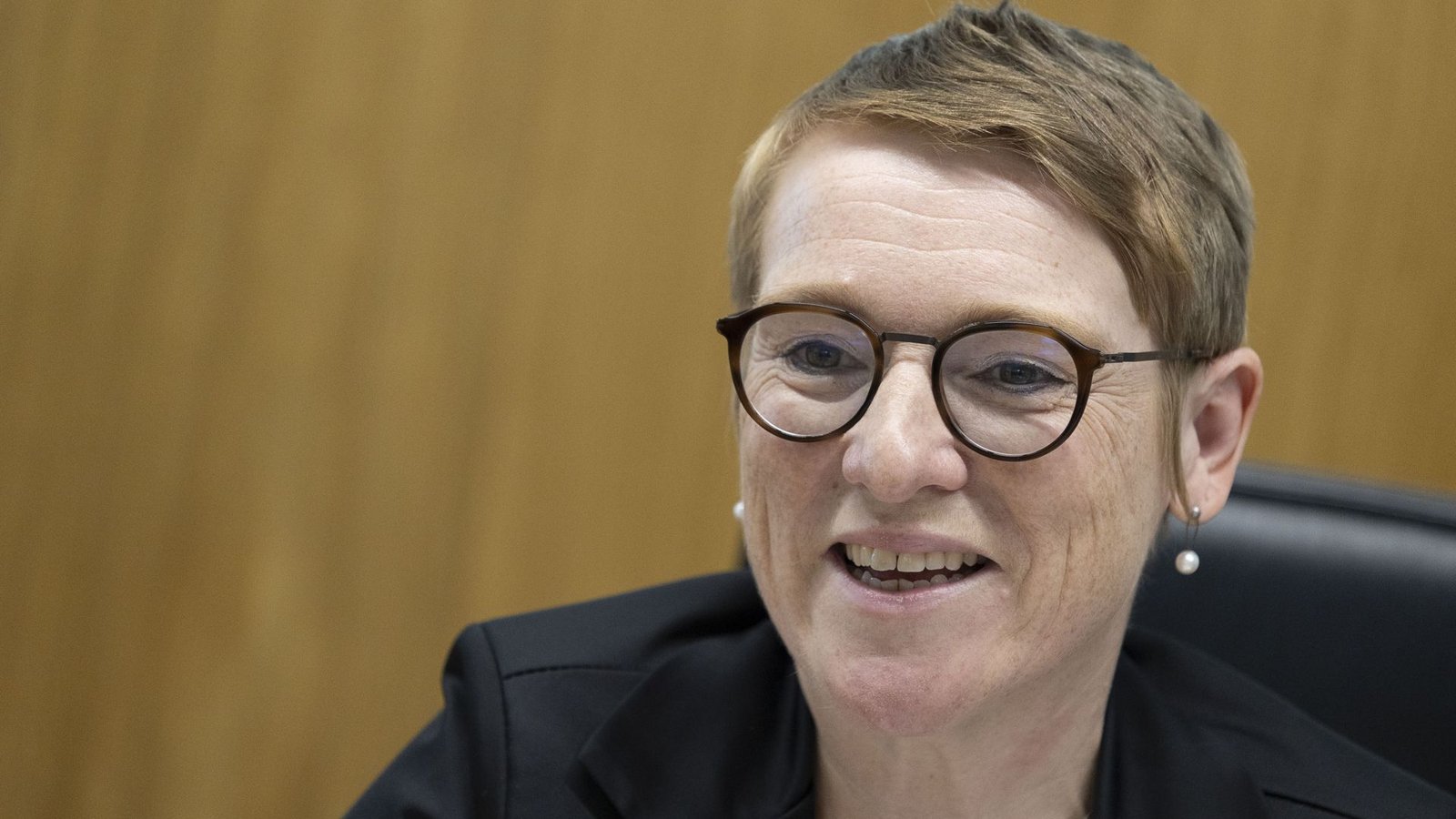 Fischer sitzt seit dem vergangenen Jahr im Bundestag und ist Fraktionssprecherin für Pflegepolitik bei den Grünen.Foto: Lichtgut/Leif Piechowski