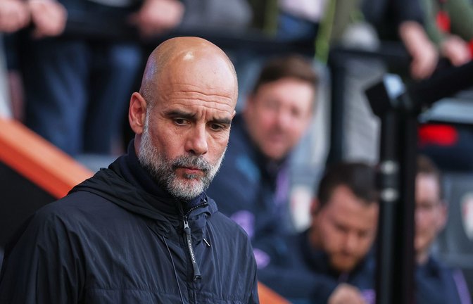 Pep Guardiola will Man City laut Medienberichten nach dieser Saison verlassen.<span class='image-autor'>Foto: Ian Walton/AP/dpa</span>