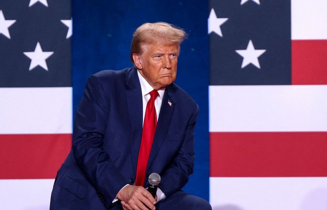 Donald Trump war bislang zur jüngsten Eskalation im Nahen Osten auffallend still geblieben.<span class='image-autor'>Foto: AFP/LOGAN CYRUS</span>