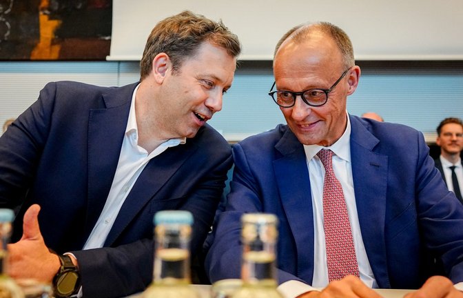 SPD-Chef und Vizekanzler Lars Klingbeil (li.) und CDU-Vorsitzender und Kanzler Friedrich Merz<span class='image-autor'>Foto: dpa/Kay Nietfeld</span>