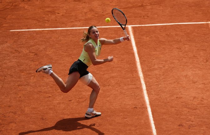 Für Maja Chwalinska war schon der Finaleinzug ein Riesenerfolg.<span class='image-autor'>Foto: Aurelien Morissard/AP/dpa</span>