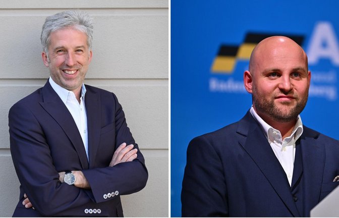 Boris Palmer will AfD-Landeschef Markus Frohnmaier inhaltlich stellen. „Man muss reden mit den Leuten.“<span class='image-autor'>Foto: Bernd Weißbrod/dpa</span>