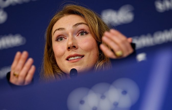 Alpin-Star Mikaela Shiffrin kämpft in Cortina d’Ampezzo gleich um mehrere Medaillen.<span class='image-autor'>Foto: Michael Kappeler/dpa</span>