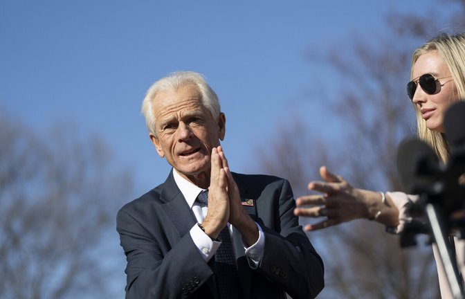 Peter Navarro ist Berater von US-Präsident Donald Trump. Er gilt als der Urheber der Idee, Zölle zu erhöhen.<span class='image-autor'>Foto: www.imago-images.de/IMAGO/Chris Kleponis / CNP /MediaPunch</span>