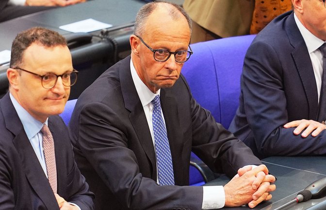 Der erste Wahlgang lief für Friedrich Merz nicht wie erhofft.<span class='image-autor'>Foto: Michael Kappeler/dpa</span>